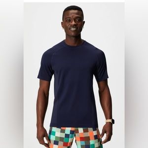 Fabletics NWT L Training Day Tee Deep Navy